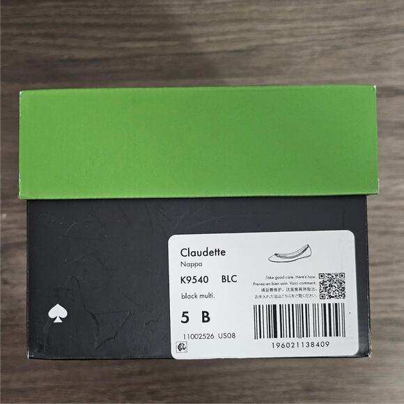 kate spade new york Claudette Flats Size 5 Black NWT - Picture 10 of 10